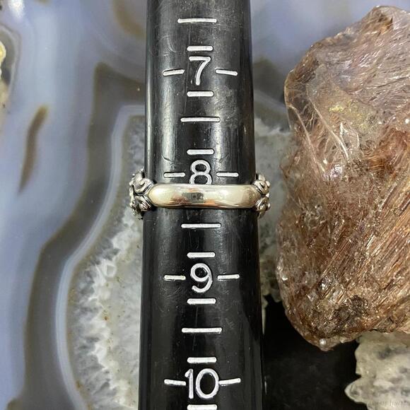 Carolyn Pollack Sterling Silver Blue Lace Agate & Green Variscite Ring For Women - Picture 10 of 10